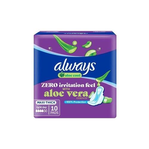 اولويز نسيج جاف كبير بالأجنحة 10 قطعة فوط صحية مود...