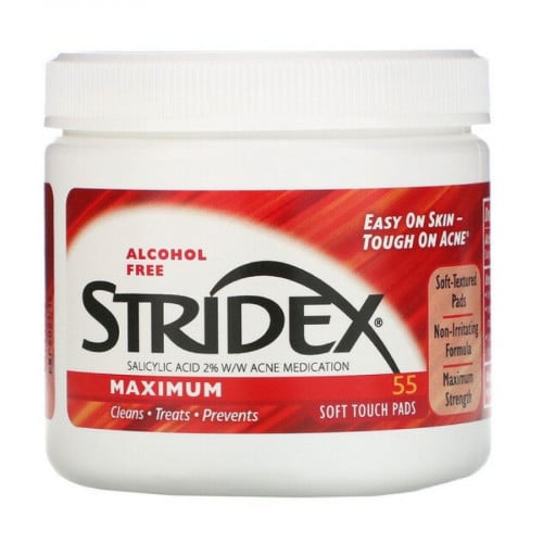 ستريدكس مسحات قطنيه قطن ماكسيموم لعلاج حب الشباب 5...