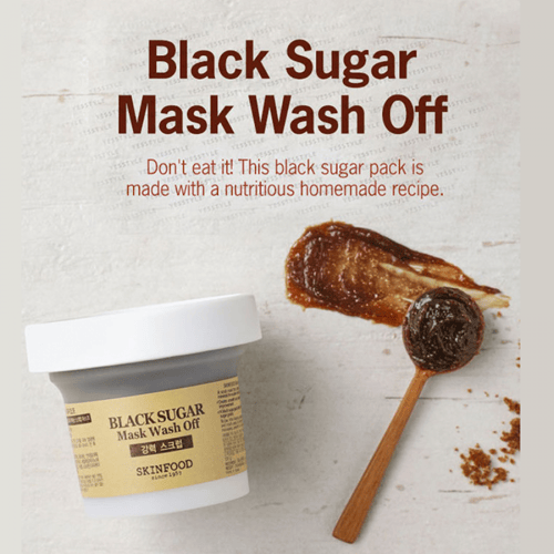 ماسك السكر البني سكراب ومقشر للبشره من سكن فود 100...