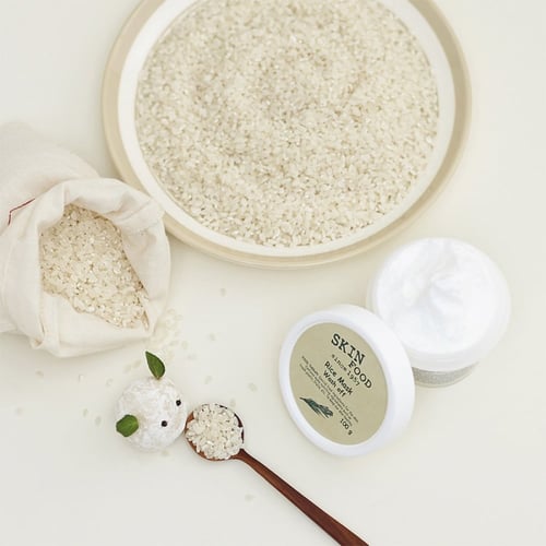 ماسك الارز سكراب ومقشر للبشره من سكن فود 100 غم