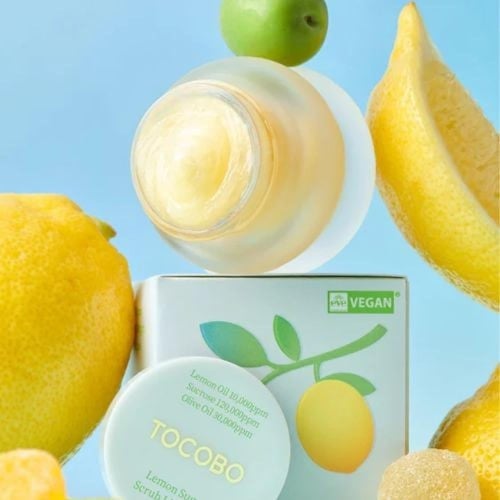 قناع مقشر للشفاه بالليمون والسكر من توكوبو - 20 مل