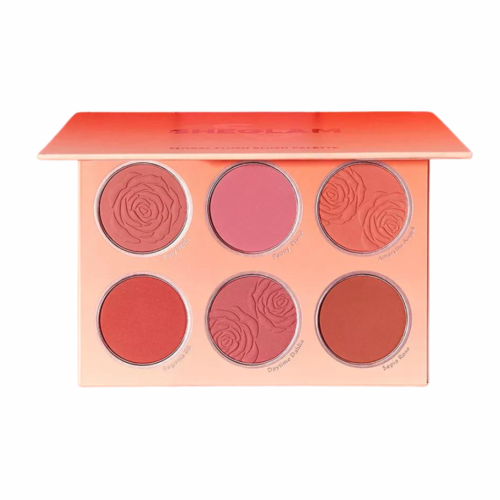 شجلام باليت احمر خدود فلورال فلوش 6 الوان