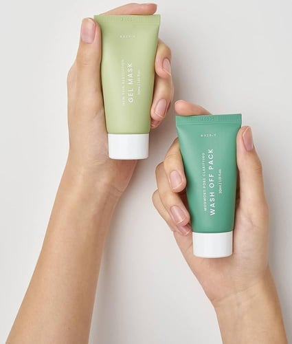 اكسيس-واي مجموعة غلو لايت قناع يشطف+ قناع جل طيني3...