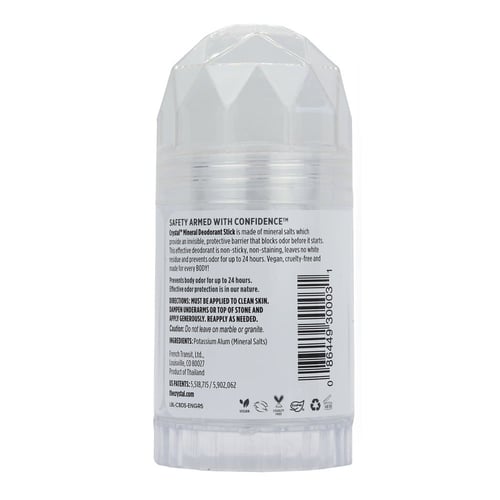 مزيل عرق طبيعي غير معطر من كرستال 120 غم