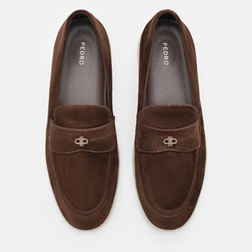 Suede Driving Shoes-Pedro|بيدرو