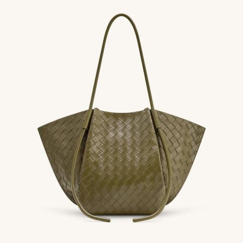 Nala jwpei -Weave Texture Olive Green