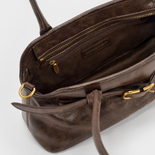 Victoria Belted Elongated Bag