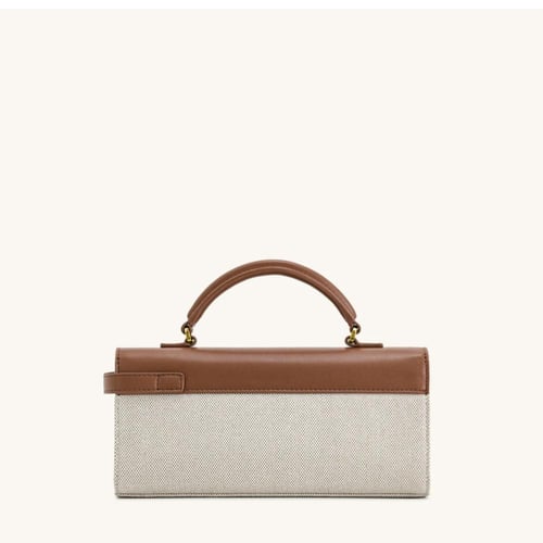 Keyla brown canvas bag