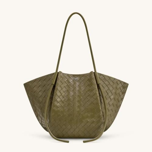 Nala jwpei -Weave Texture Olive Green