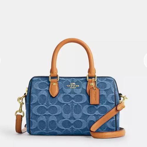 Mini rowan denim bag