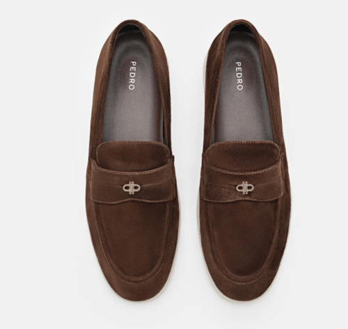 Suede Driving Shoes-Pedro|بيدرو