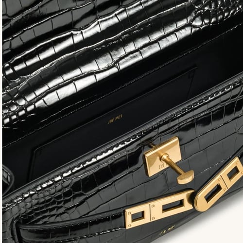 Jw Pei Noor Top Handle Bag - Black Croc