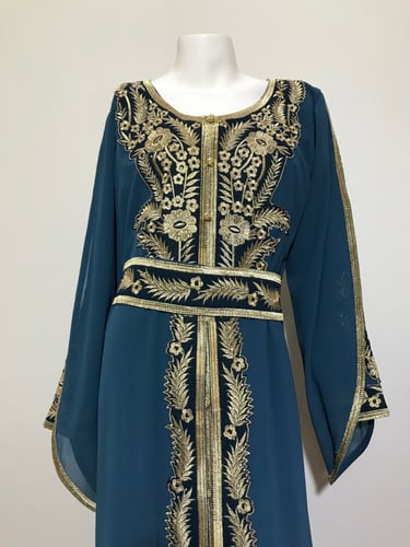 جلابية سهرات مغربي