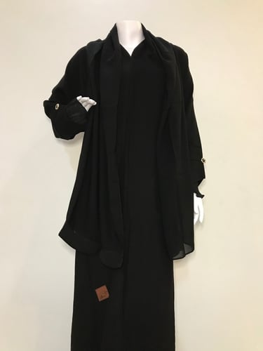 عباية طقطق كُم شيفون