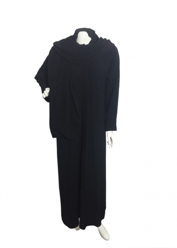 عباية سادة وكُم مقلوب