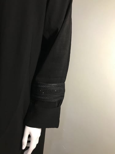 عباية سوداء تطريز كلفة