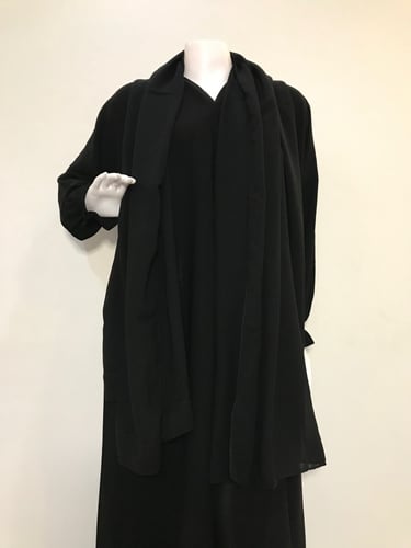 عباية سادة كُم مطاط