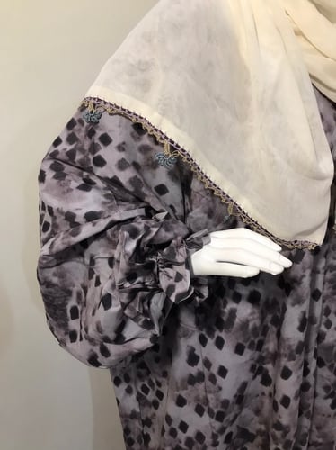 شرشف صلاة سحاب فاخر مع طرحة كورشيه