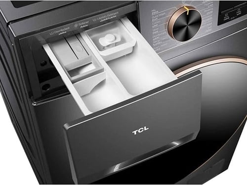 غسالة اوتوماتيك فتحة امامية تي سي ال 10ك غسيل تنشي...