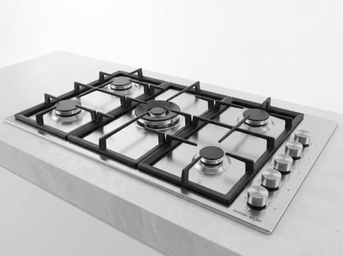 سطح جنرال جولدن 5 عيون غاز ستيل GGBH9605-BL221