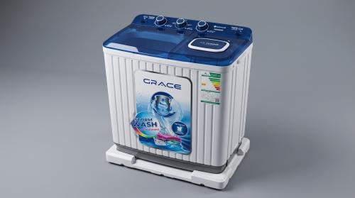 غسالة حوضين جريس 6.5 ك GR7WT