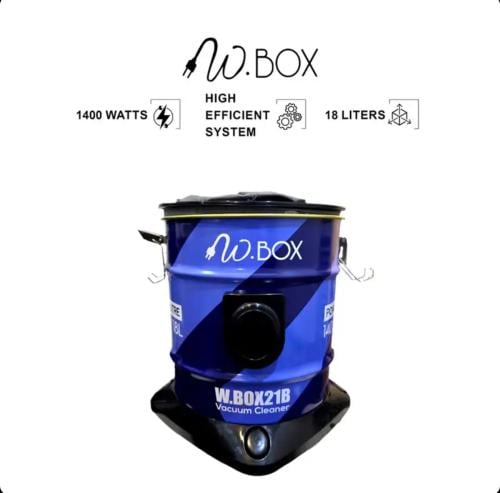 مكنسة دبليو بوكس برميل اسود ازرق - W.BOX 21B