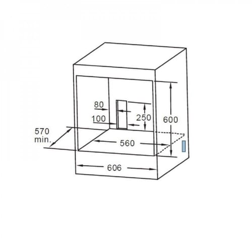 جنرال سوبريم فرن كهرباء بلت ان 60 سم ديجيتال استيل...