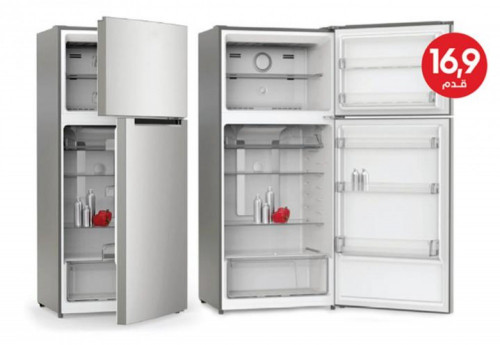 ثلاجة جنرال جولدي 16.9 قدم – 490 لتر - استيل - GR-...