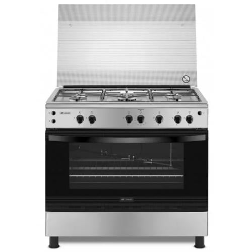 فرن غاز ليونارد 60*90 استيل جانب سلفر - LNGD90BNRX