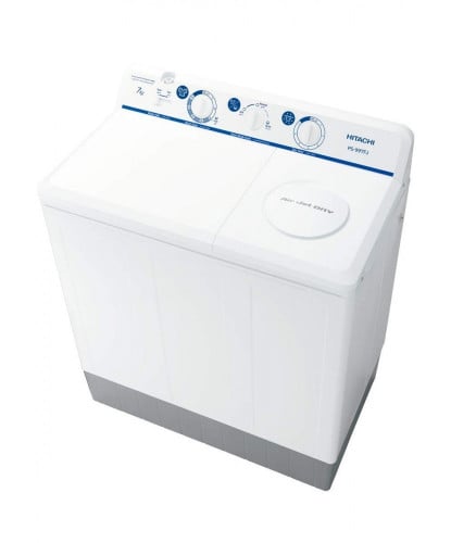 غسالة هيتاشي حوضين , 7 كيلو - ابيض - PS-997-FJ-225...