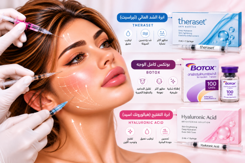 ابرة الشد المائي (ثيراسيت )+بوتكس كامل الوجه + ابر...