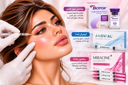 بوتكس حول العين +1mlانوفيال +3mlسالمون