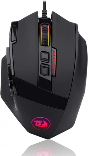 ماوس Redragon M801 RGB - دقة 12,400 DPI وإضاءة RGB...