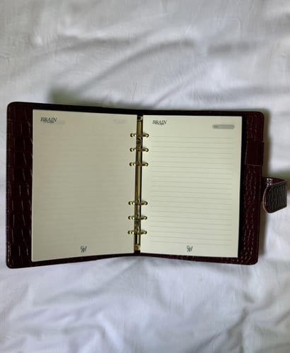 The VGD Burgundy notebook