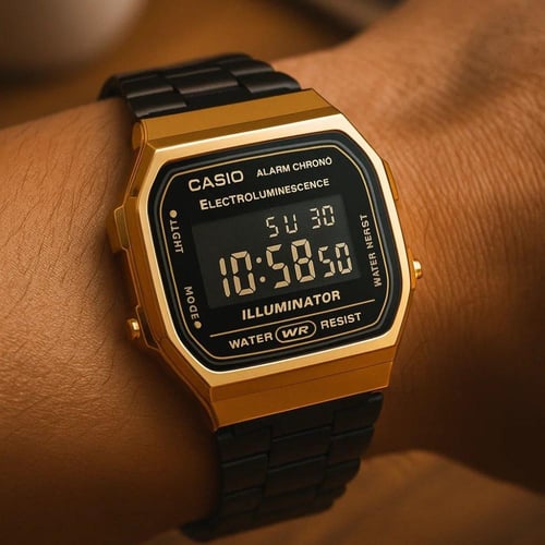 كاسيو رقمي عملي وسهل الاستخدام - A168WEGB