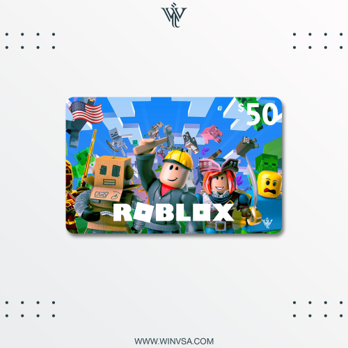 شحن بطاقة روبلوكس 50$ - المتجر الأمريكي