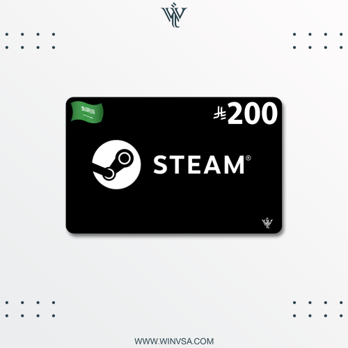 بطاقة ستيم 200 ريال - المتجر السعودي