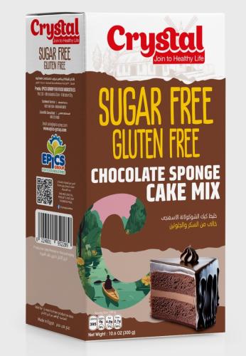 كرستال خليط كيك الشوكولاته خالي من السكر Crystal C...