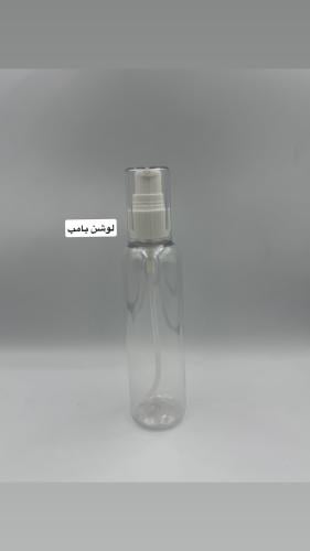 عبوة 100 مل قطر 20شفاف مع غطاء بخاخ مرش 24حبه#
