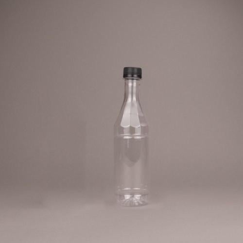 عبوة دائري شفاف بعنق 450 مل @