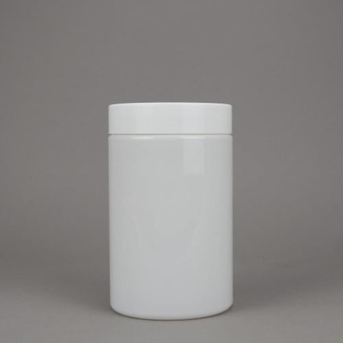 برطمان اسطواني ابيض كامل 1 لتر@