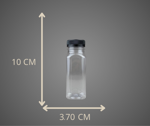عبوة مستطيل شفاف 100 مل @
