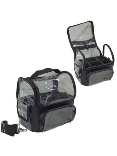 شنطة تجميل شفافة