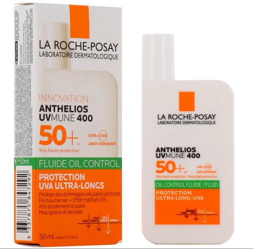 لاروش بوزيه- واقي شمس سائل للتحكم في الزيوت spf 50...