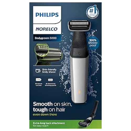 مكينة فيليبس بودي جروم سيريز 5000، ملحق خلفي، مقاو...