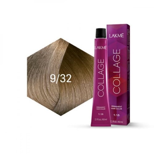 Lakme Collagen Dye - 9/32 Very Light Blonde Golden...