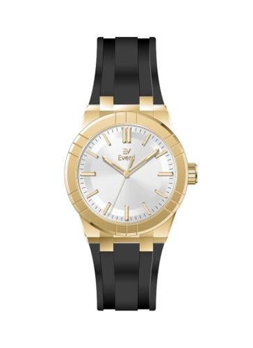 ساعه رجاليه ماركة ايفرد سير ربل اسود ميناء ابيض أط...