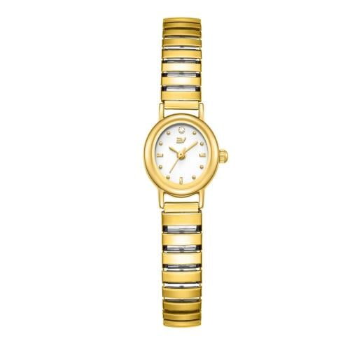 ساعه نسائية ماركة ايفرد ذهبي ميناء ابيض