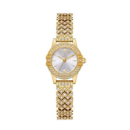 ساعة مناسبات نسائية ماركة ايفرد ذهبي ميناء ابيض