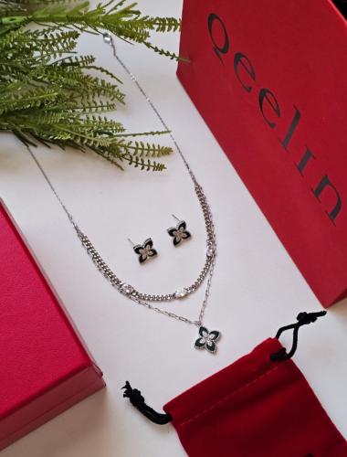 طقم كيلن فضي